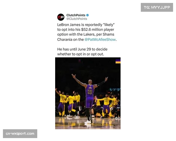 湖人官方更新詹姆斯伤情：左脚踝酸痛，出战明日对阵雷霆成疑